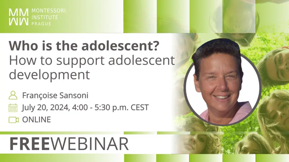 Promotional banner: Free webinar on adolescents 12-18