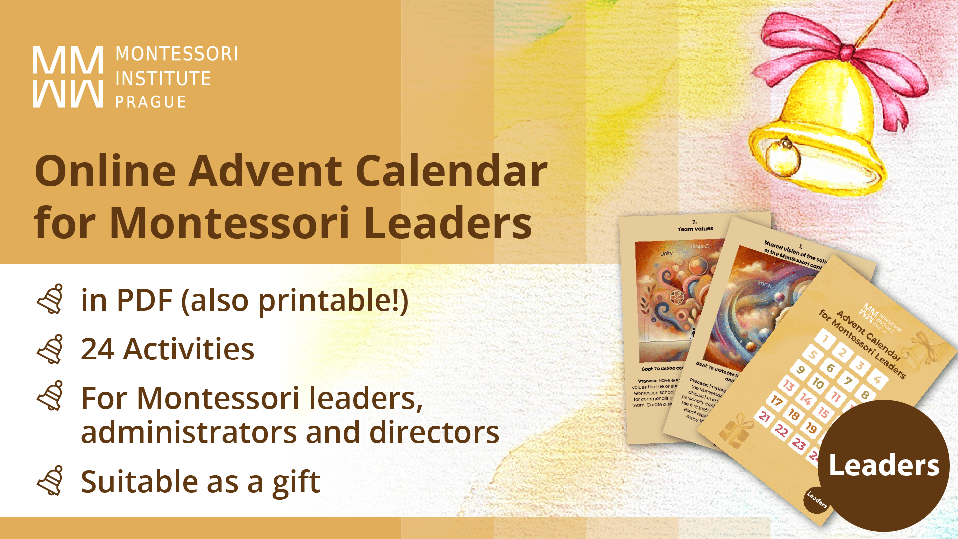 Montessori Leadership Cards Advent Calendar