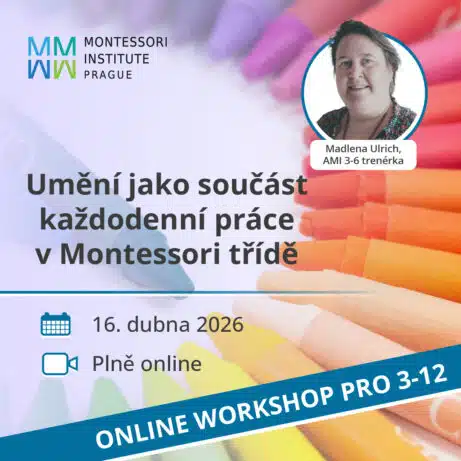 Umění jako součást každodenní práce v Montessori třídě